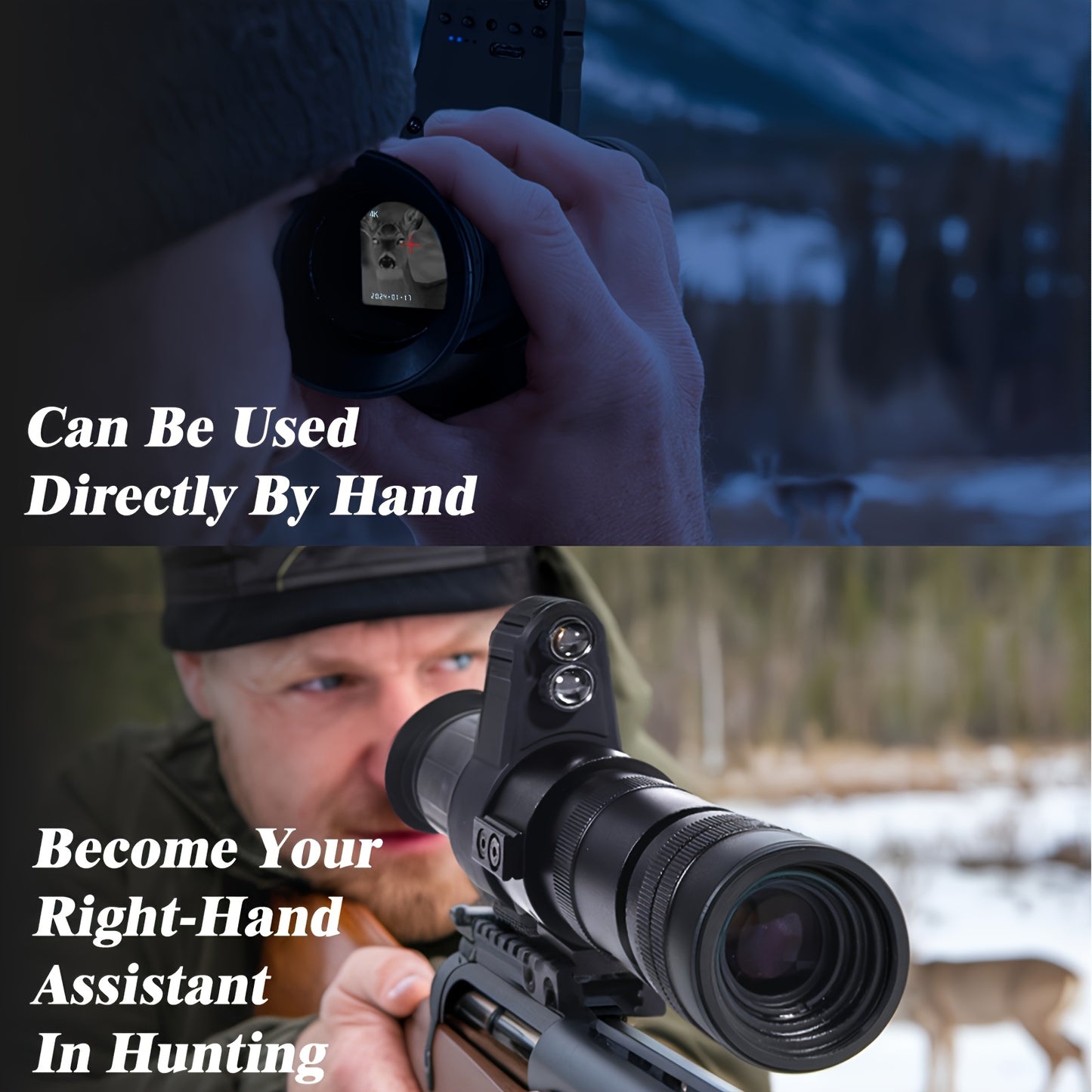 4K HD Infrared Night Vision Binoculars With 7x Zoom