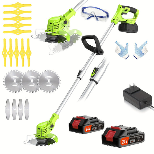 Cordless Electric Weed Wacker with Batteries and Charger - Parry's Picks