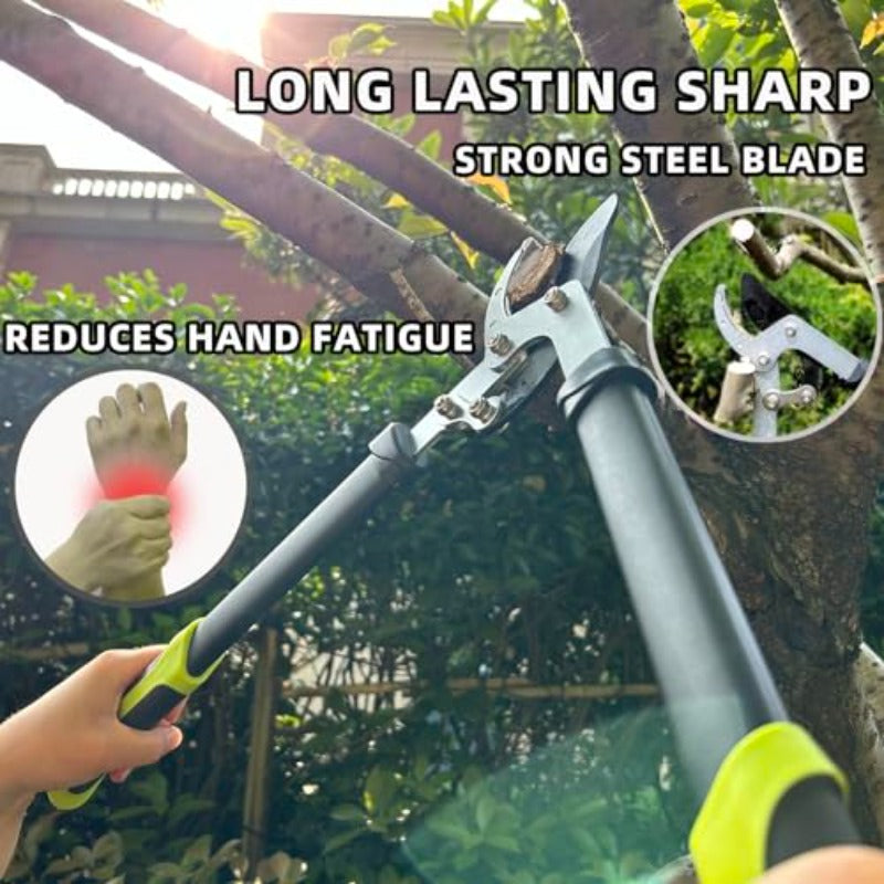 Heavy Duty Garden Loppers Hedge Clippers Pruners Combo