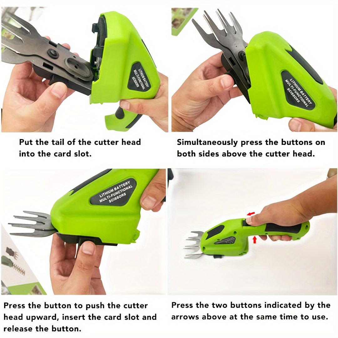 Cordless Electric Grass Shear And Hedge Trimmer For Garden - Parry's Picks