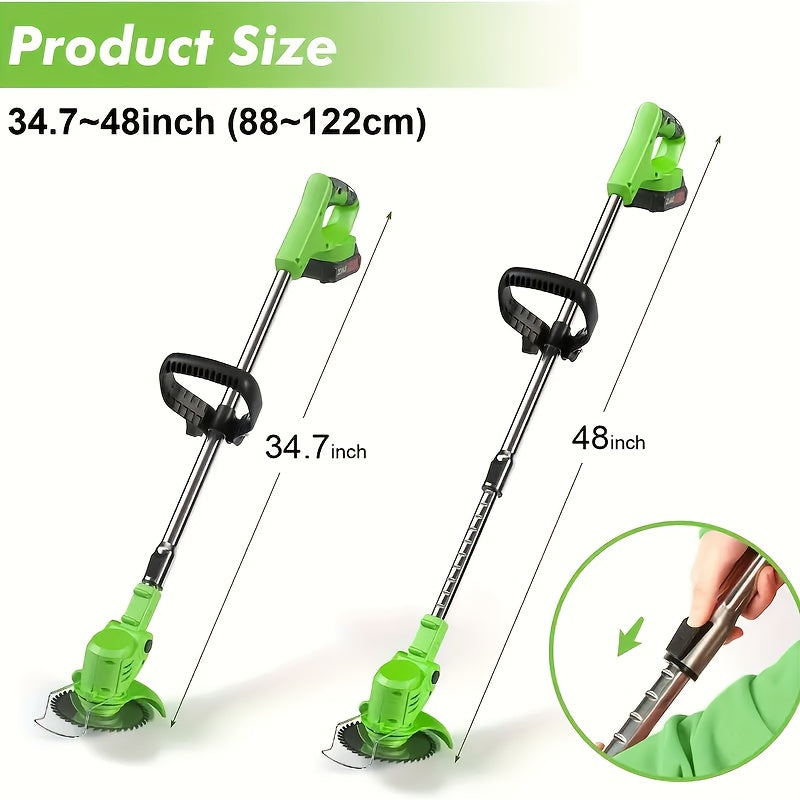 Cordless Electric Weed Wacker with Batteries and Charger - Parry's Picks