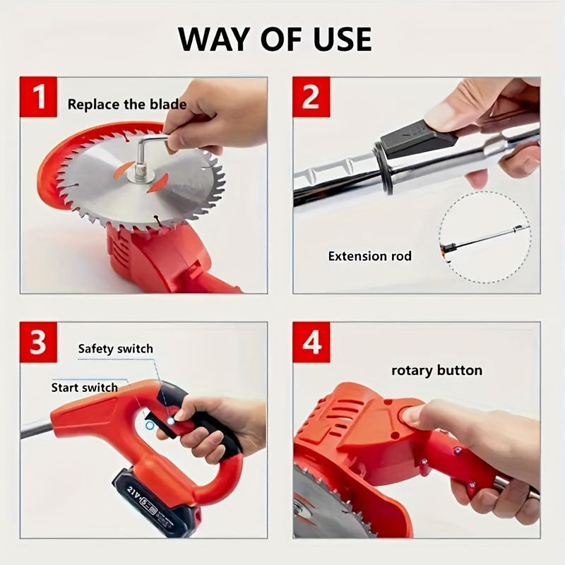 Cordless Electric Weed Wacker for Effortless Lawn Care