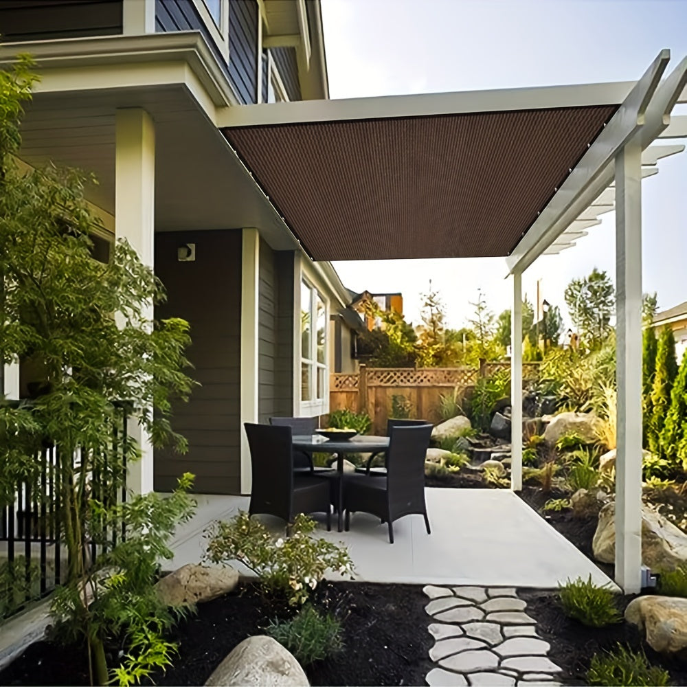 Coffee Colored Encrypted Shading Net for Outdoor Sun Protection - Parry's Picks