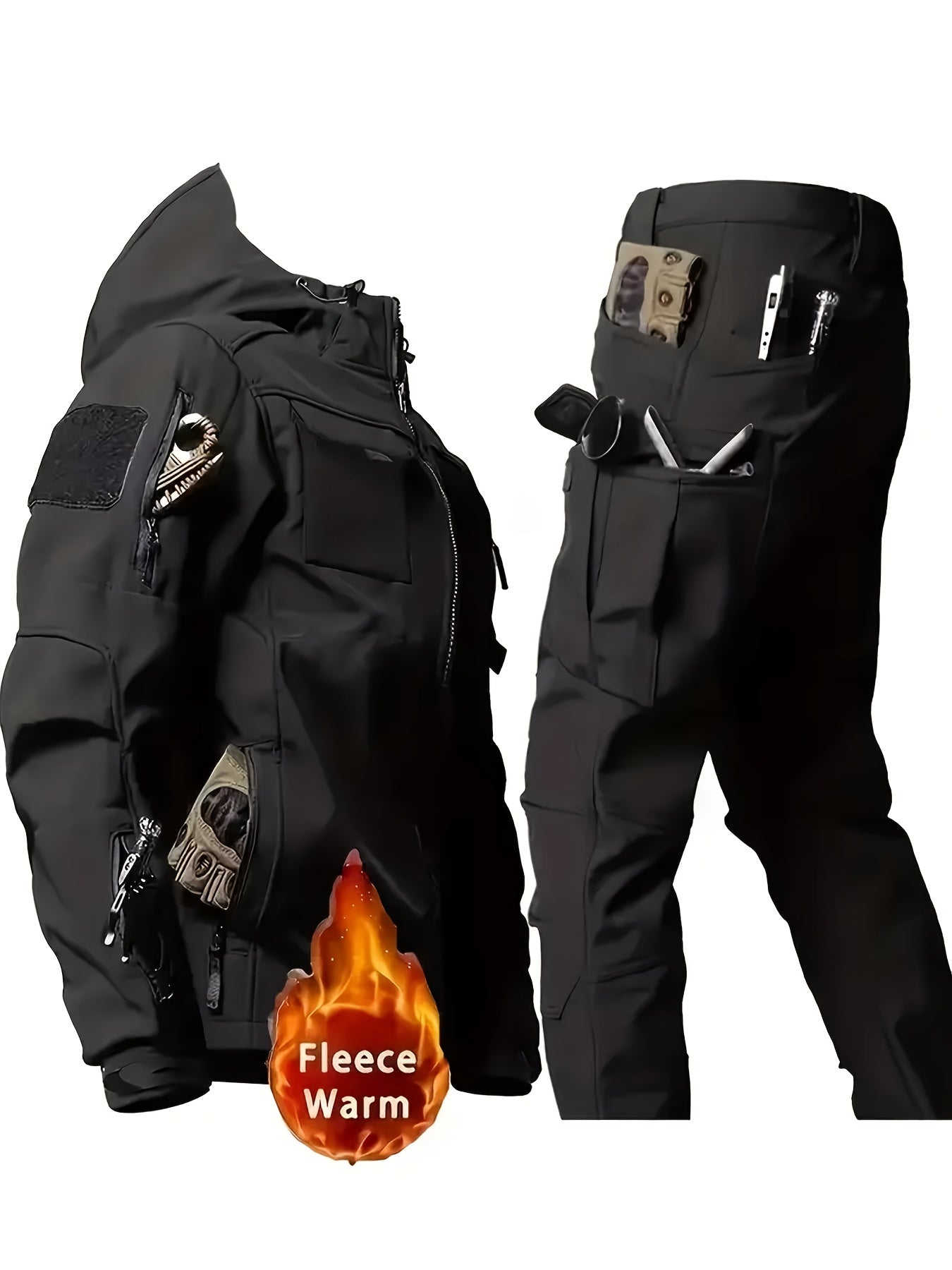 Hunting Camo Rain Suit For Men Breathable Lightweight Set