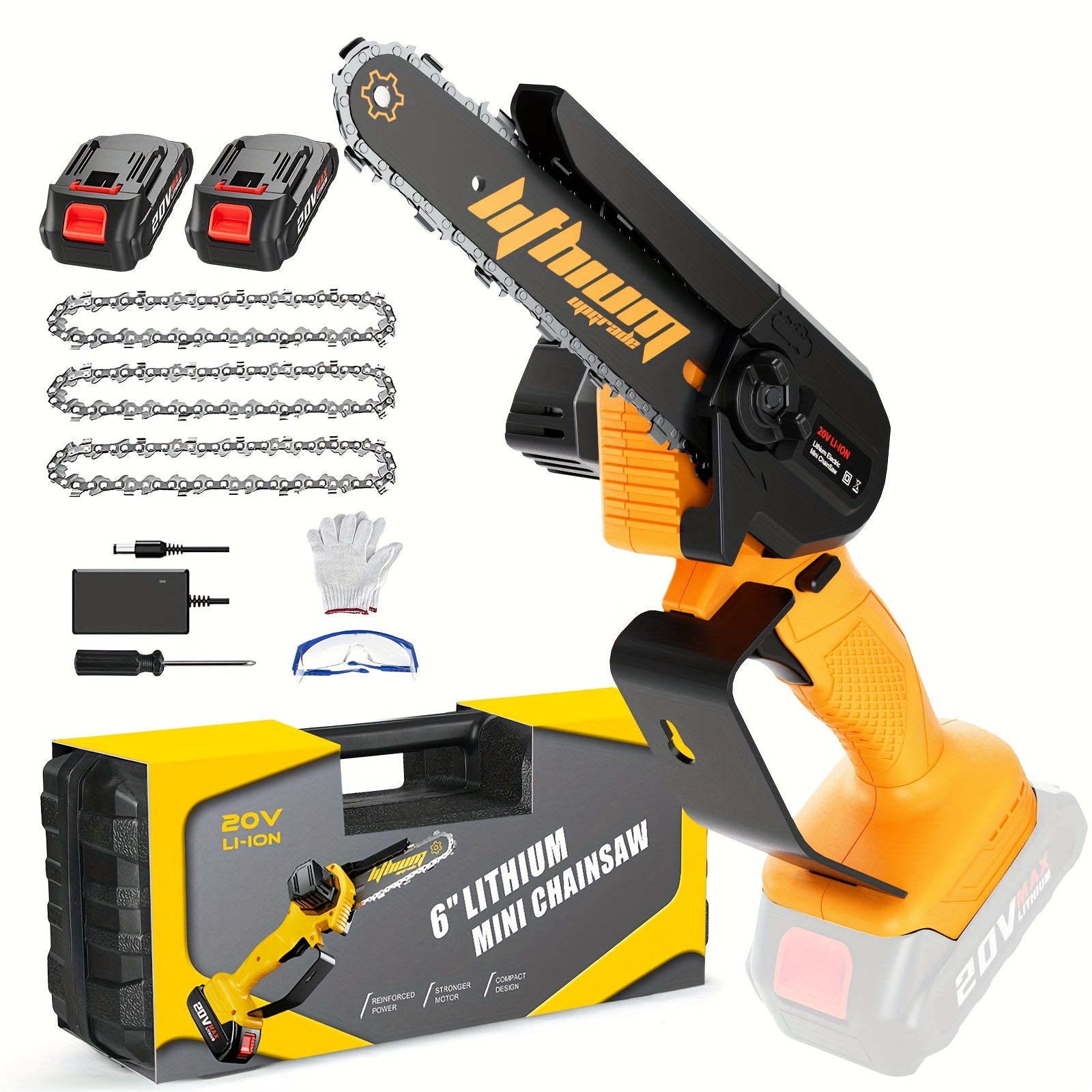 Cordless Mini Chainsaw For Effortless Wood Cutting And Pruning - Parry's Picks