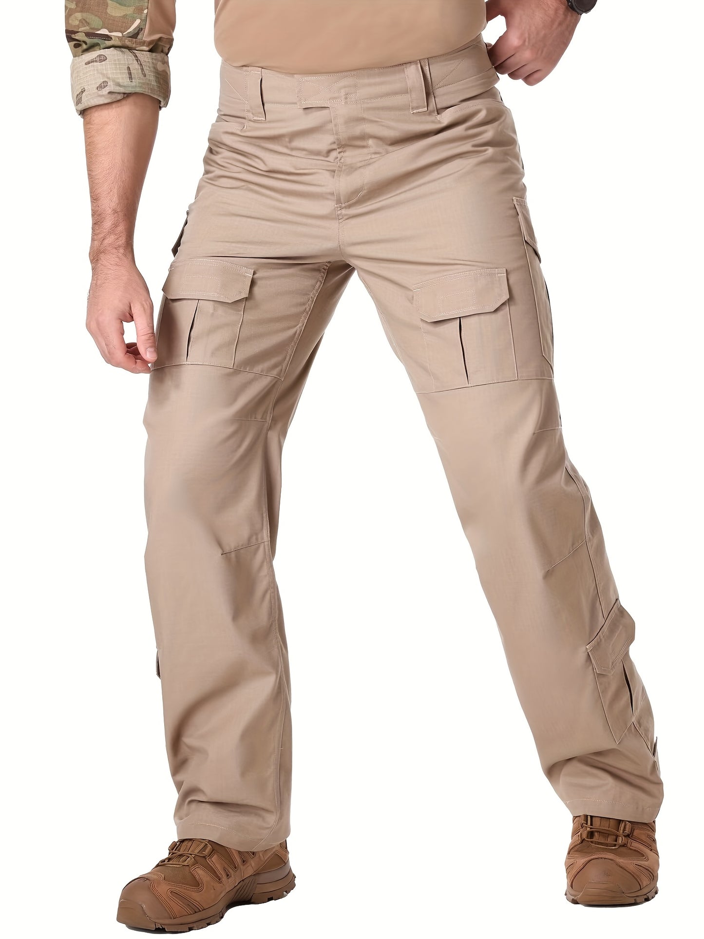 Cotton Blend Tactical Hiking Pants For Men With 10 Pockets - Parry's Picks