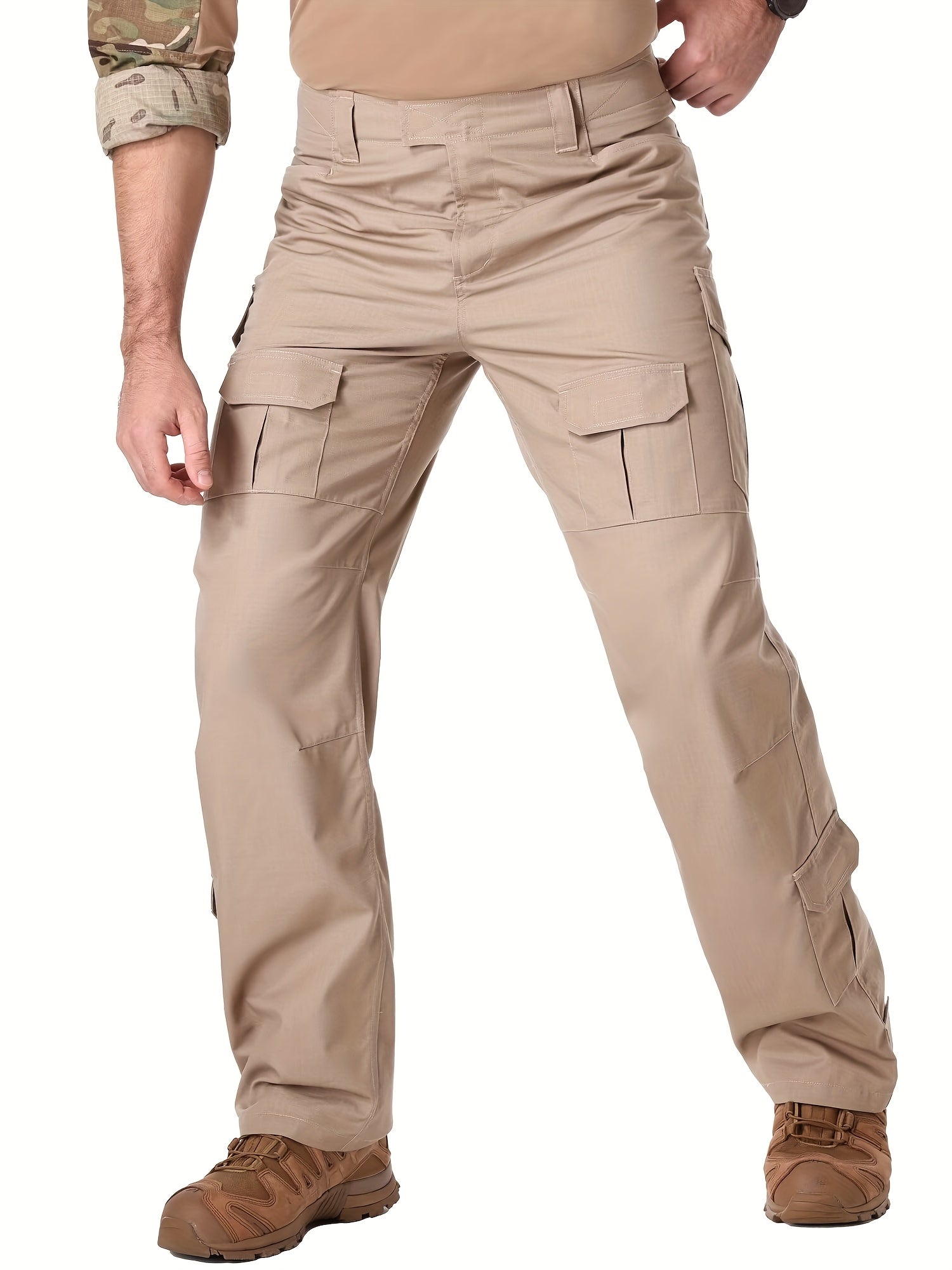 Cotton Blend Tactical Hiking Pants For Men With 10 Pockets - Parry's Picks