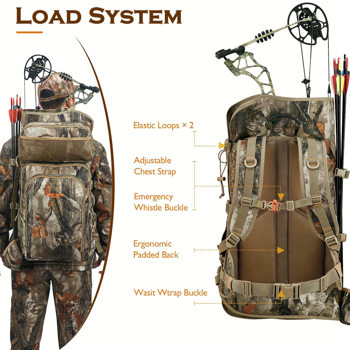 New View Camouflage Bow and Arrow Backpack for Hunting - Parry's Picks