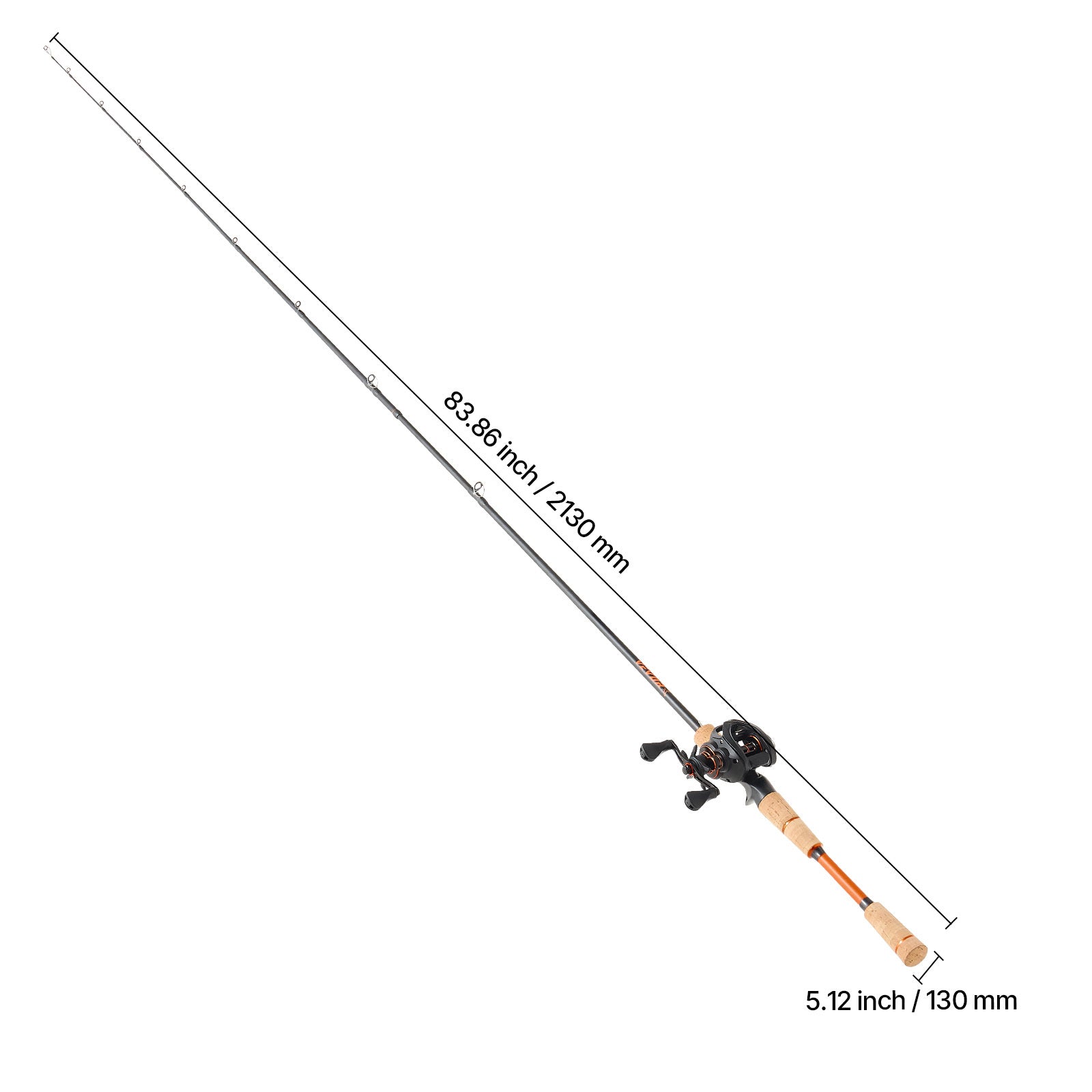 VEVOR IM7 Carbon Fiber Baitcasting Rod And Reel Combo - Parry's Picks