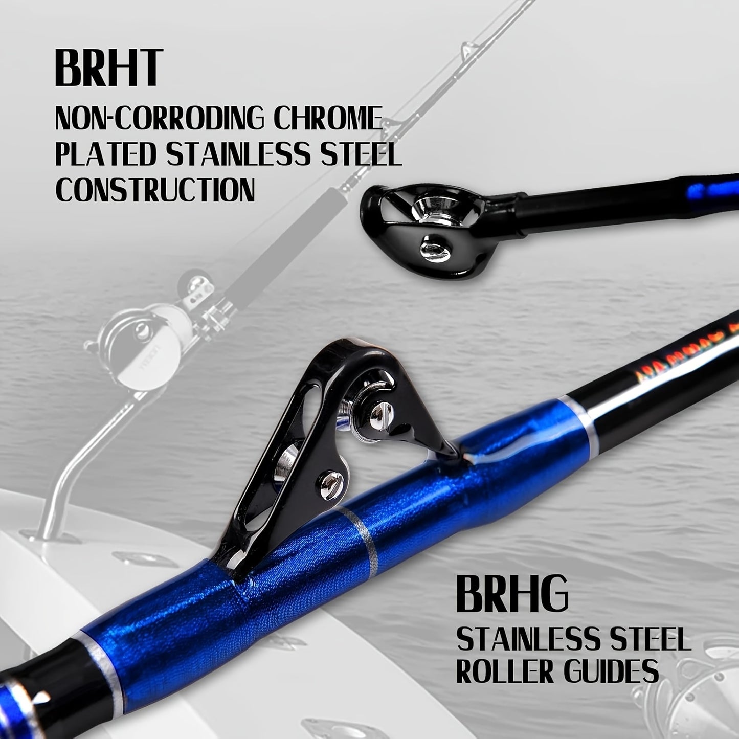 Offshore Saltwater Trolling Rod With Bent Handle - Parry's Picks