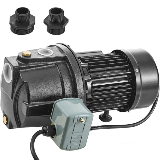 VEVOR Premium Cast Iron Shallow Well Jet Pump Irrigation