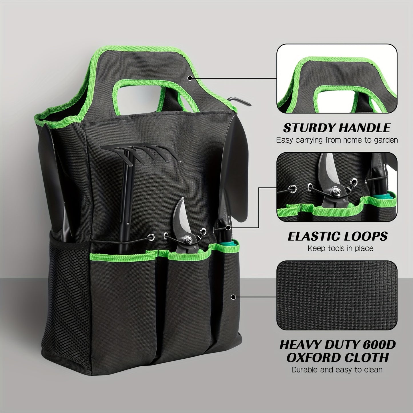 Ergonomic 9 Piece Garden and Bonsai Tool Kit - Parry's Picks