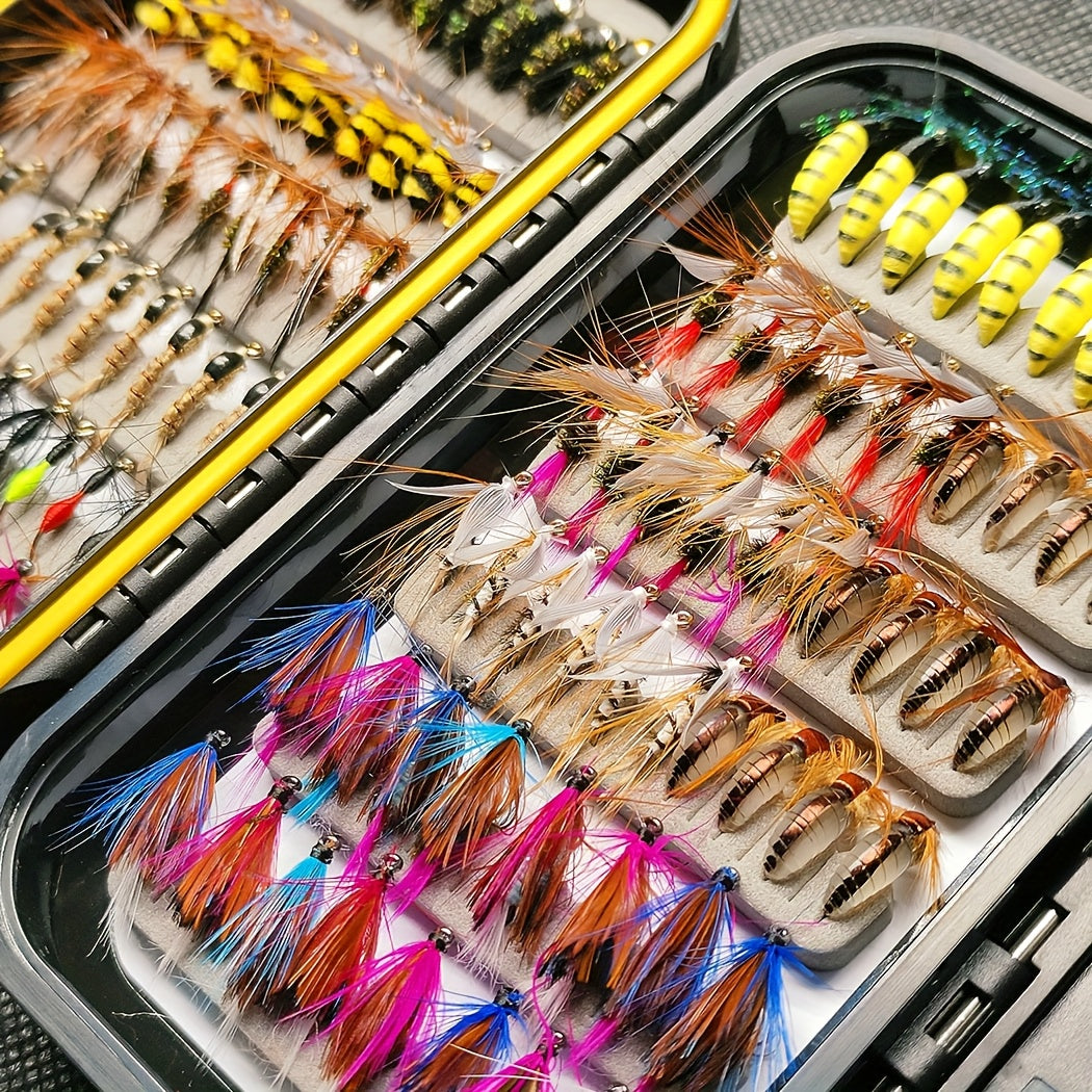 QIEVCRME Fly Fishing Lure Set Nymph Streamer Assortment