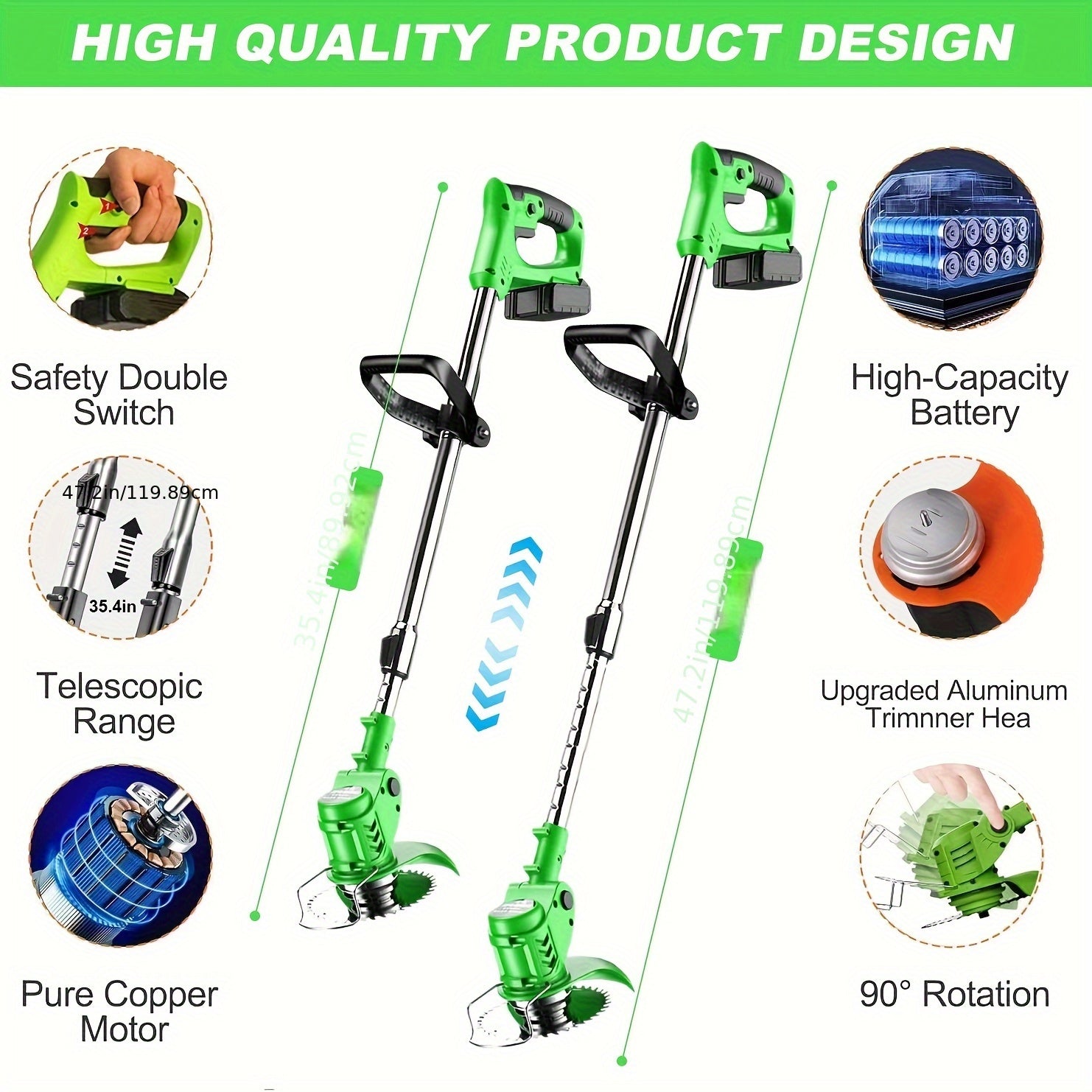 Electric Weeder with Rechargeable Batteries for Effortless Gardening - Parry's Picks