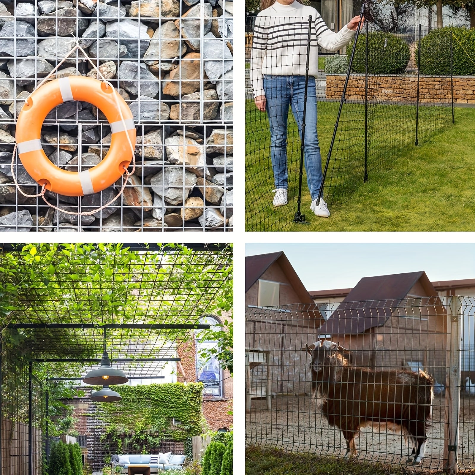Durable Black Welded Wire Fence for Garden and Yard Protection - Parry's Picks