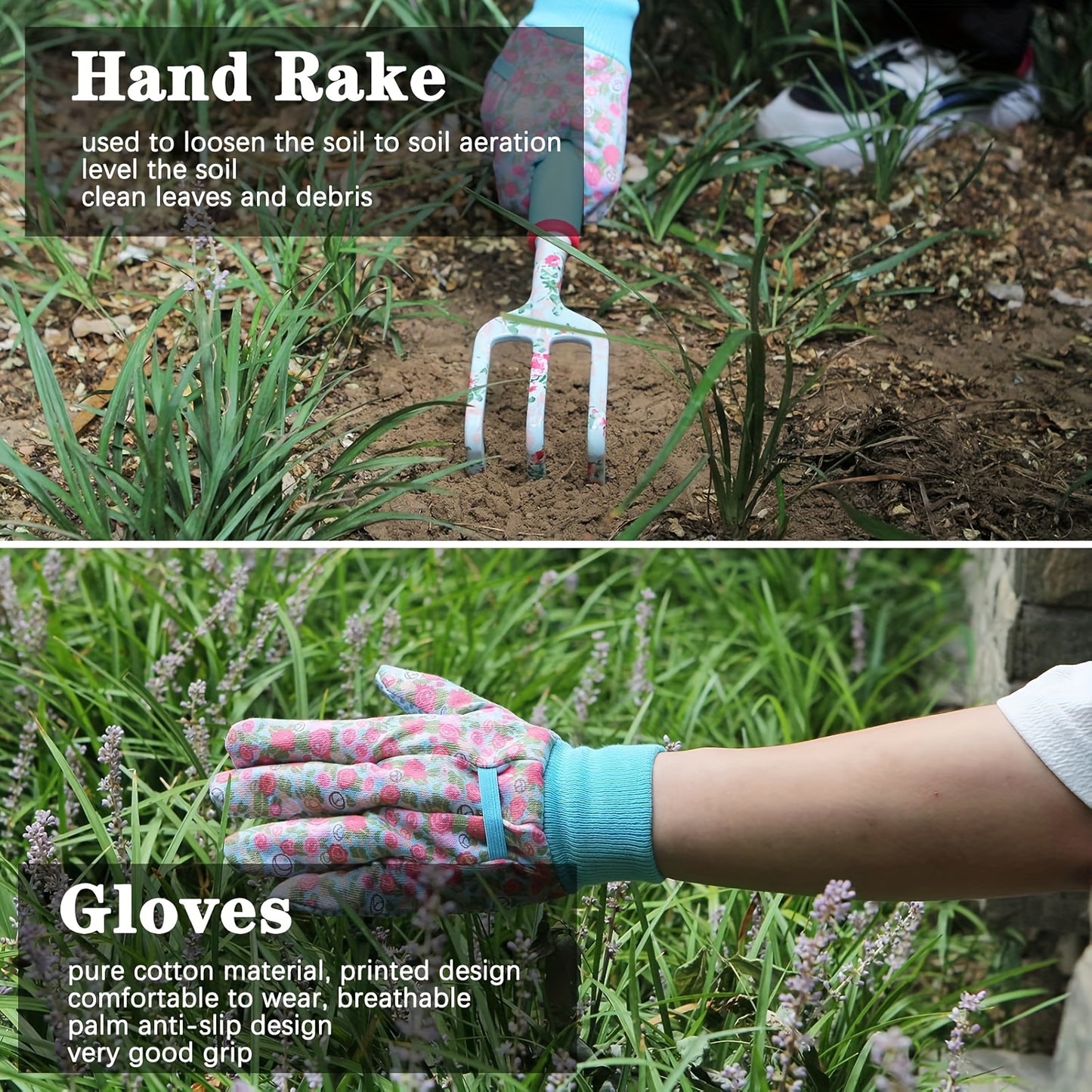 Floral Garden Tools Set for Enthusiastic Gardeners and Gifts - Parry's Picks