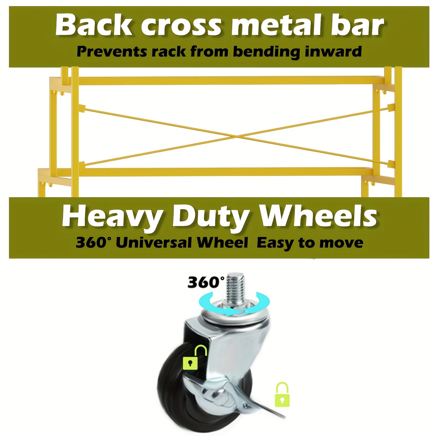 Movable Metal Flower Stand For Indoor And Outdoor Decor