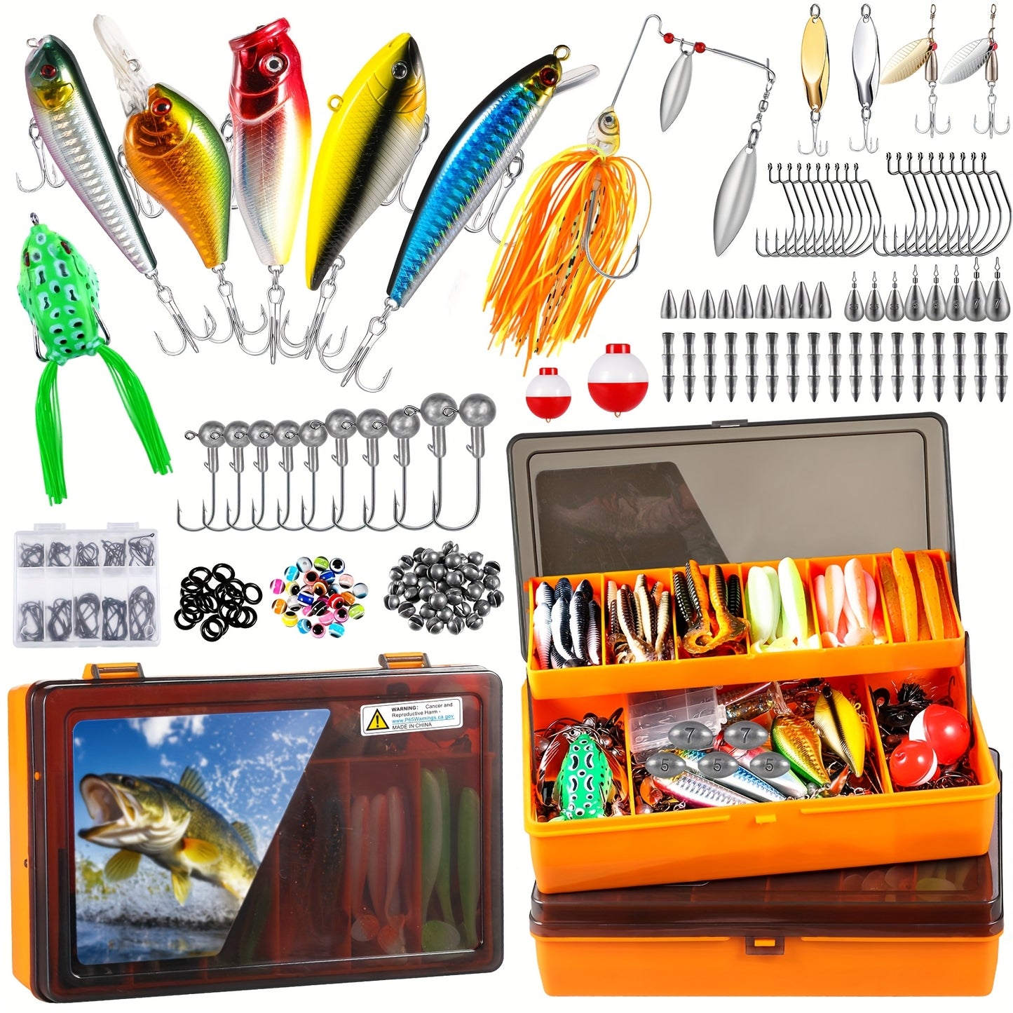 Premium Fishing Tackle Box Kit for Beginners and Enthusiasts - Parry's Picks