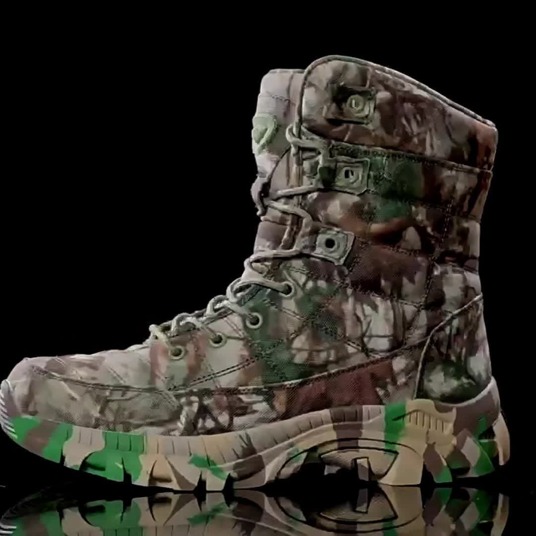 Men's Lightweight Camouflage Boots For All Terrain Hiking And Adventure - Parry's Picks