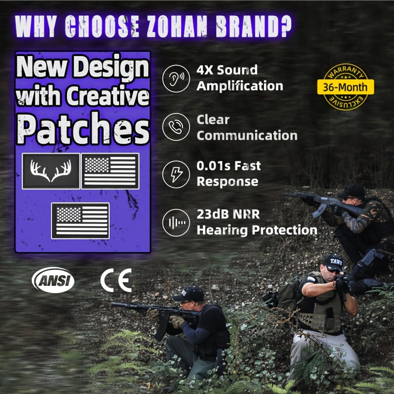 ZOHAN Noise Cancelling Ear Protection Headphones for Hunting - Parry's Picks