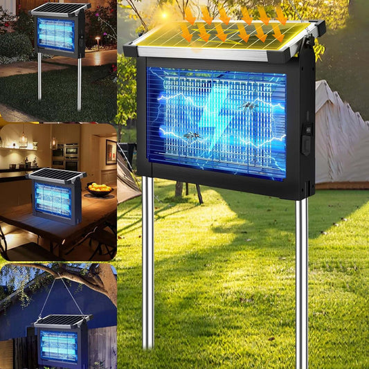 Solar Bug Zapper for Outdoor Camping and Backyard Pest Control - Parry's Picks