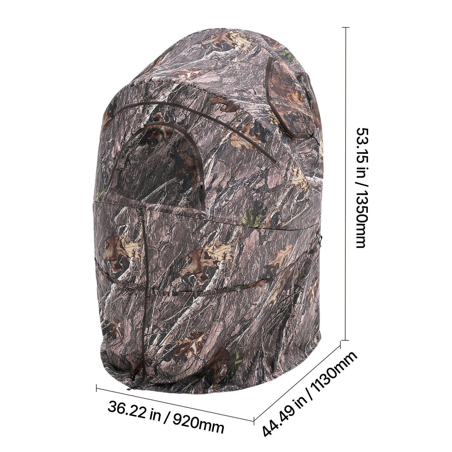 VEVOR Single Person Ground Hunting Blind With Carry Bag