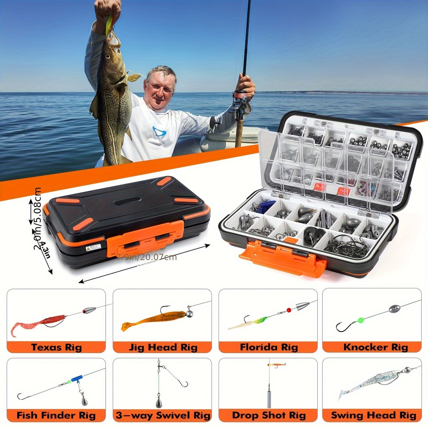 Complete 386pcs Fishing Tackle Kit for Anglers and Gifts - Parry's Picks