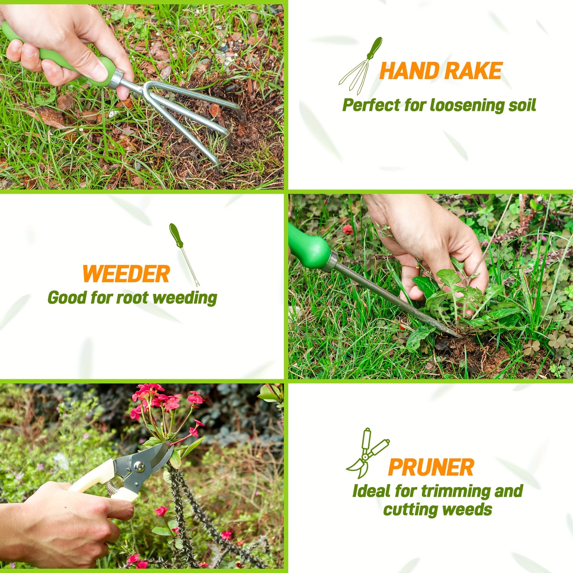 Essential Garden Tool Set with Organizer Bag for Gardening Enthusiasts - Parry's Picks