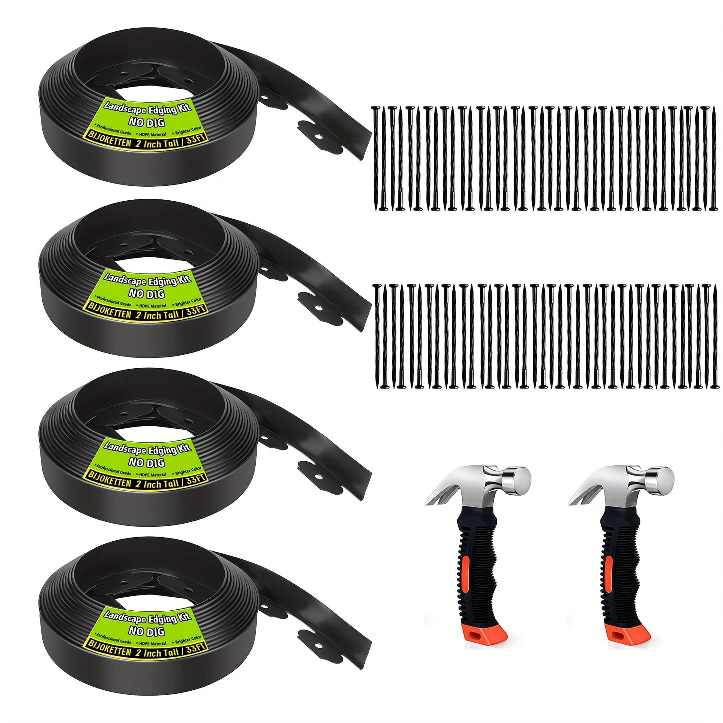 Landscape Edging Kit for Easy Garden and Pathway Installation - Parry's Picks