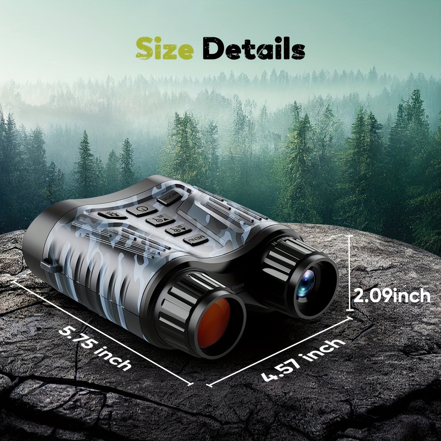 Ginost 4K Night Vision Binoculars With 8x Digital Zoom