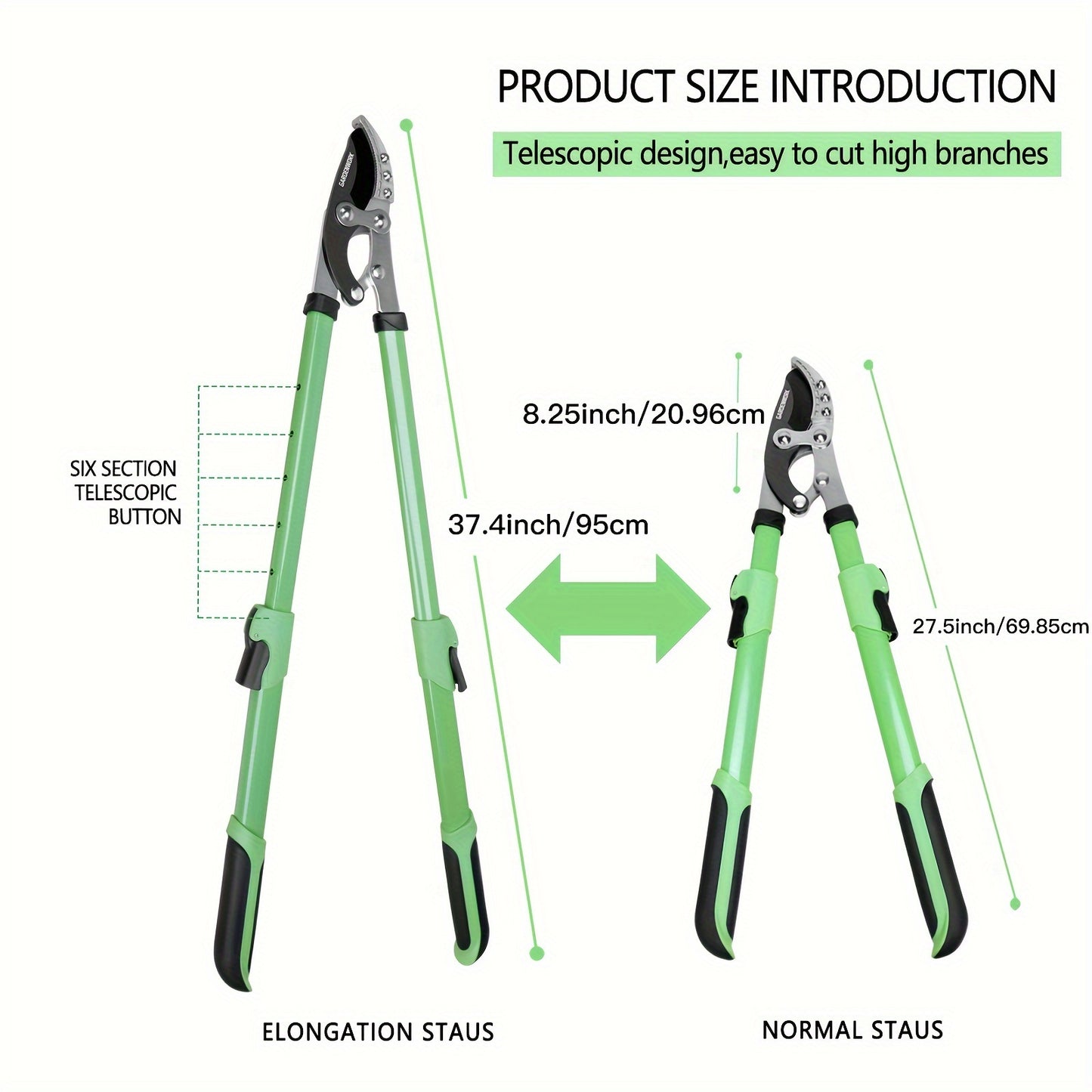Heavy-Duty Manual Anvil Lopper for Effortless Branch Cutting - Parry's Picks
