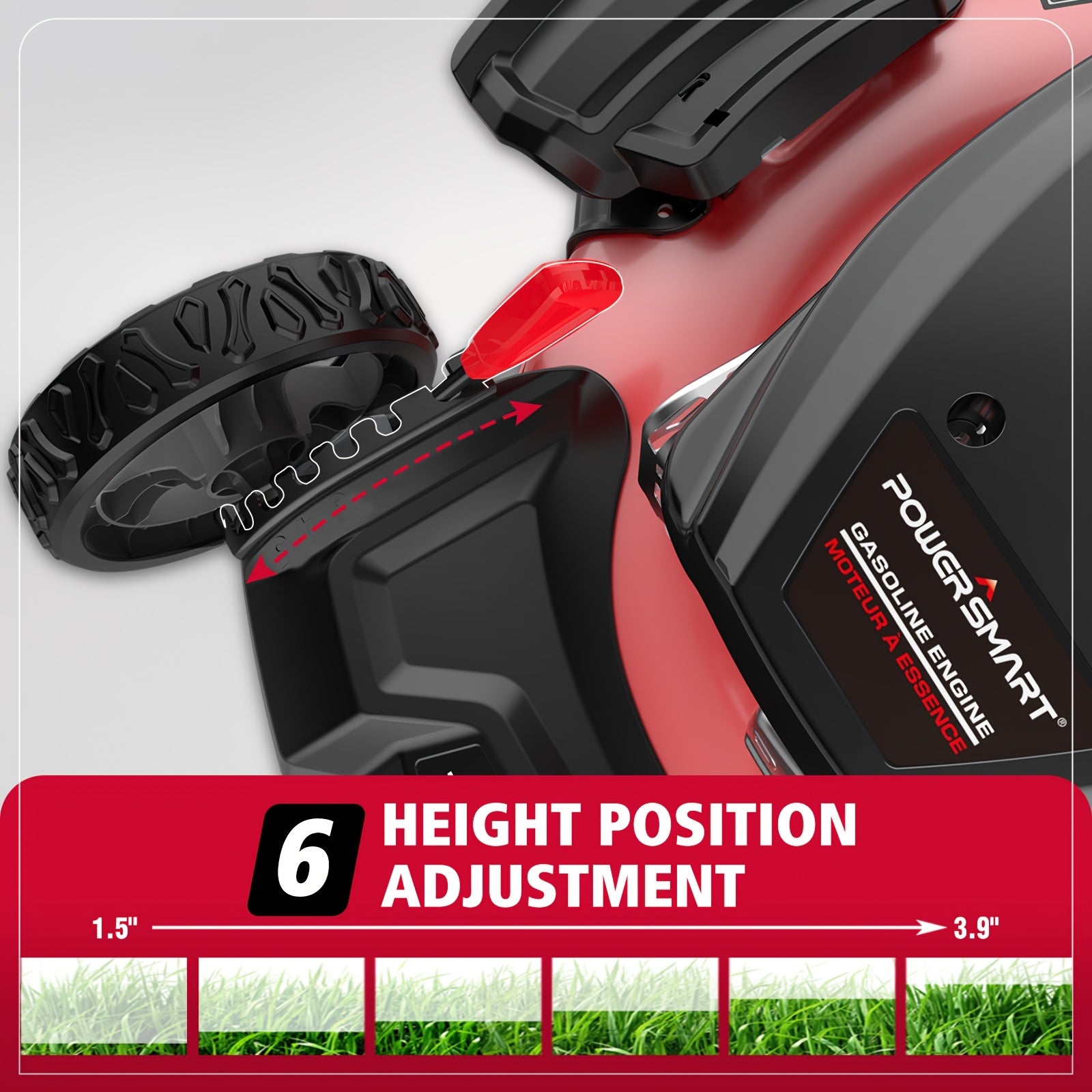 PowerSmart Gas Engine Lawn Mower for Effortless Yard Care - Parry's Picks