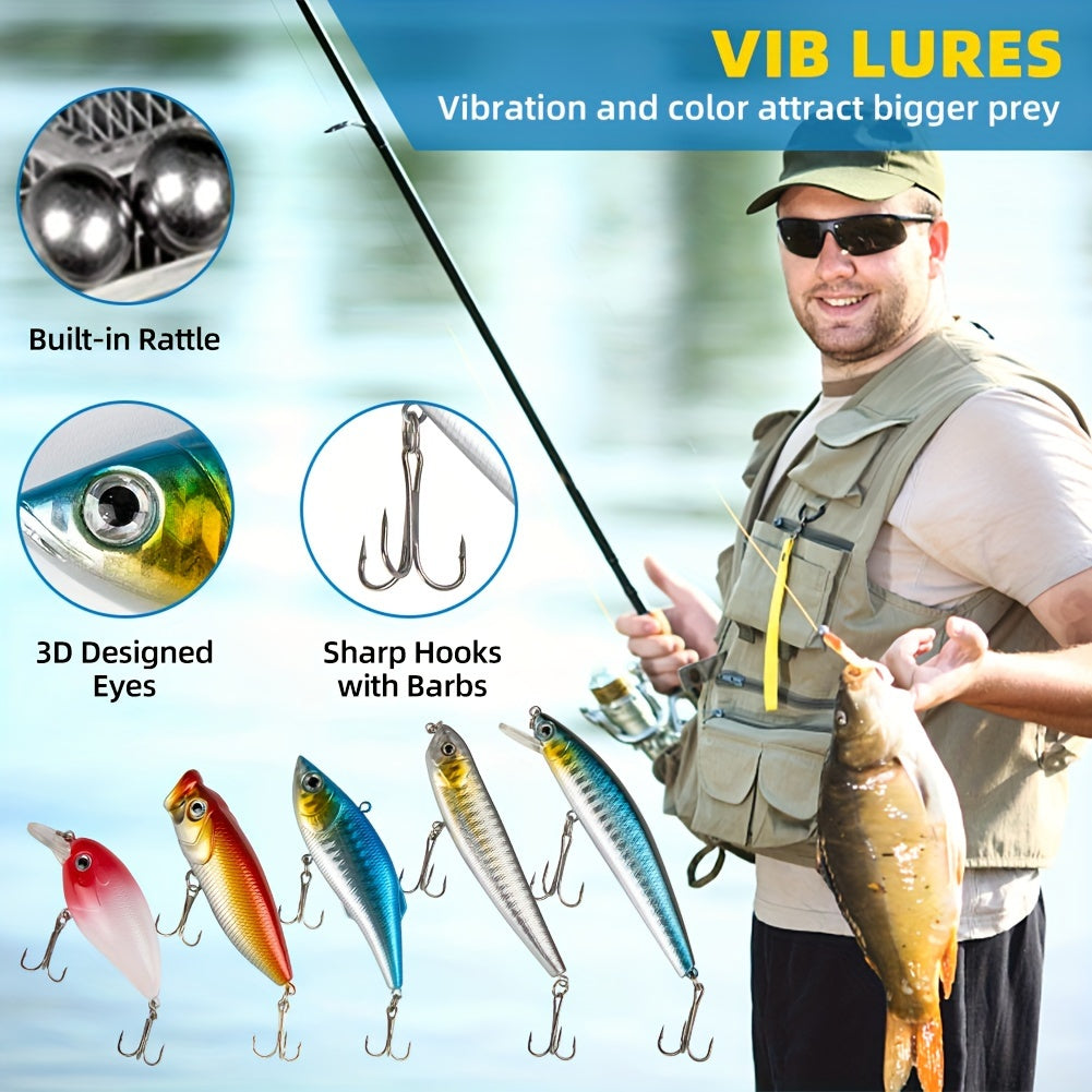 Premium Fishing Lures Gear Tackle Box for Bass and Trout - Parry's Picks