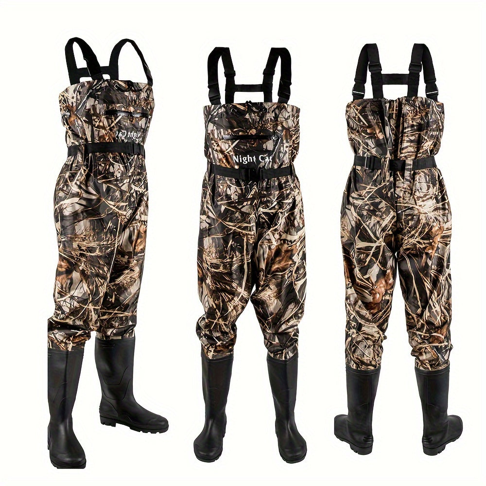 Night Cat Fishing Chest Waders With Breathable Bootstraps