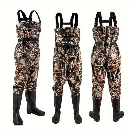 Night Cat Fishing Chest Waders With Breathable Bootstraps