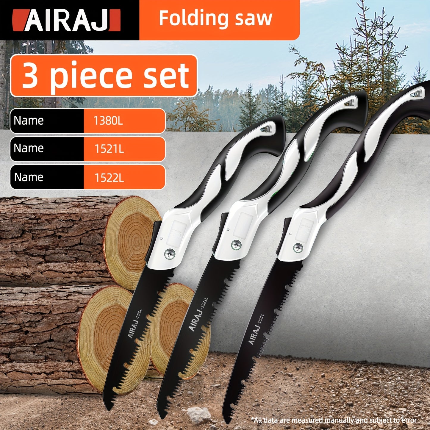 AirJA 3 Piece Portable Folding Saw Set for Outdoor Adventures - Parry's Picks