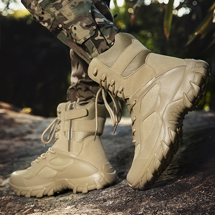 Men's High-Top Tactical Boots For Hiking Work Hunting All Season - Parry's Picks