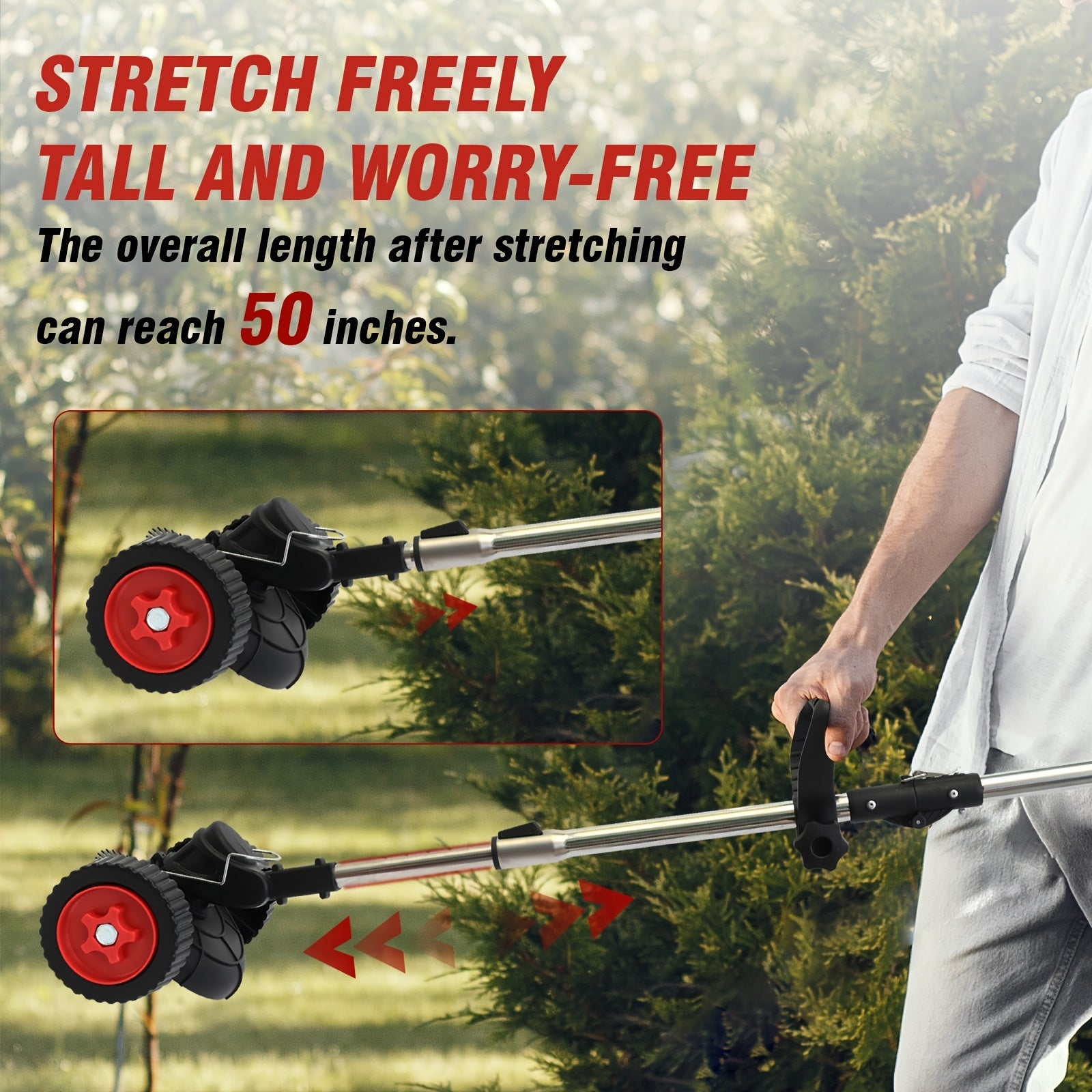 Powerful 24V Cordless Electric Weed Eater with 4-in-1 Functions - Parry's Picks