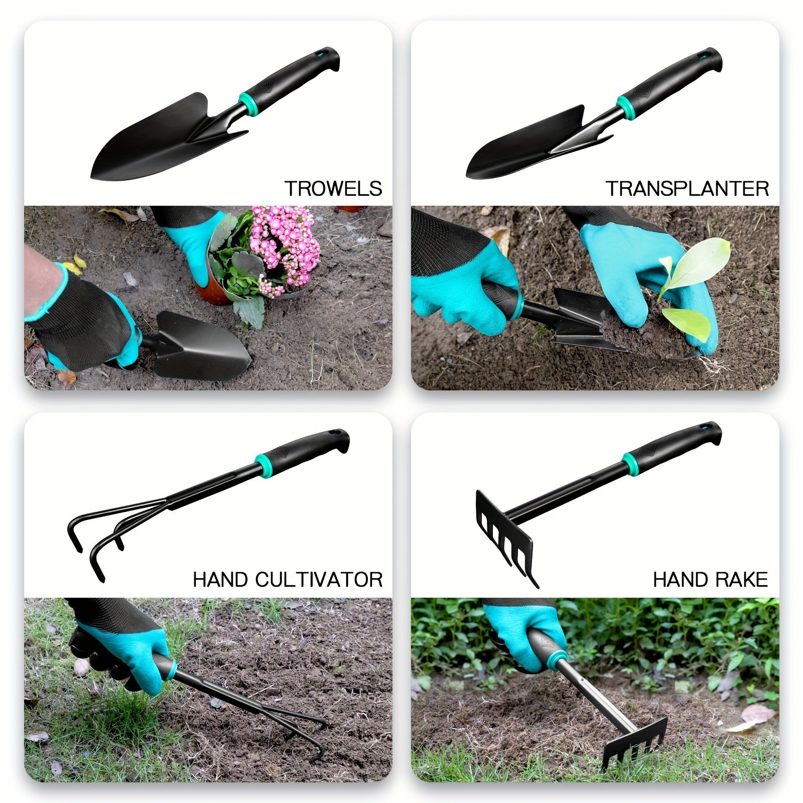 Ergonomic 9 Piece Garden and Bonsai Tool Kit - Parry's Picks