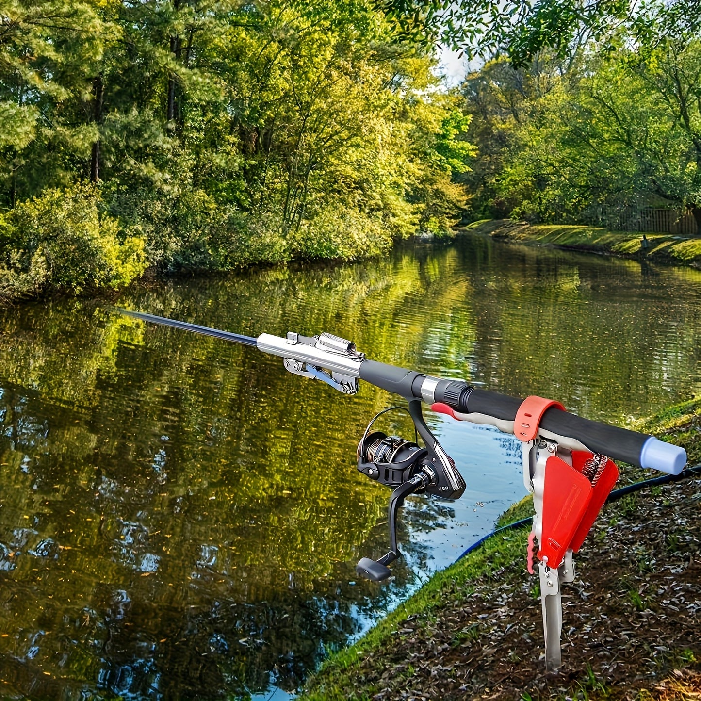 Automatic Stainless Fishing Rod Holder for Ground Brackets