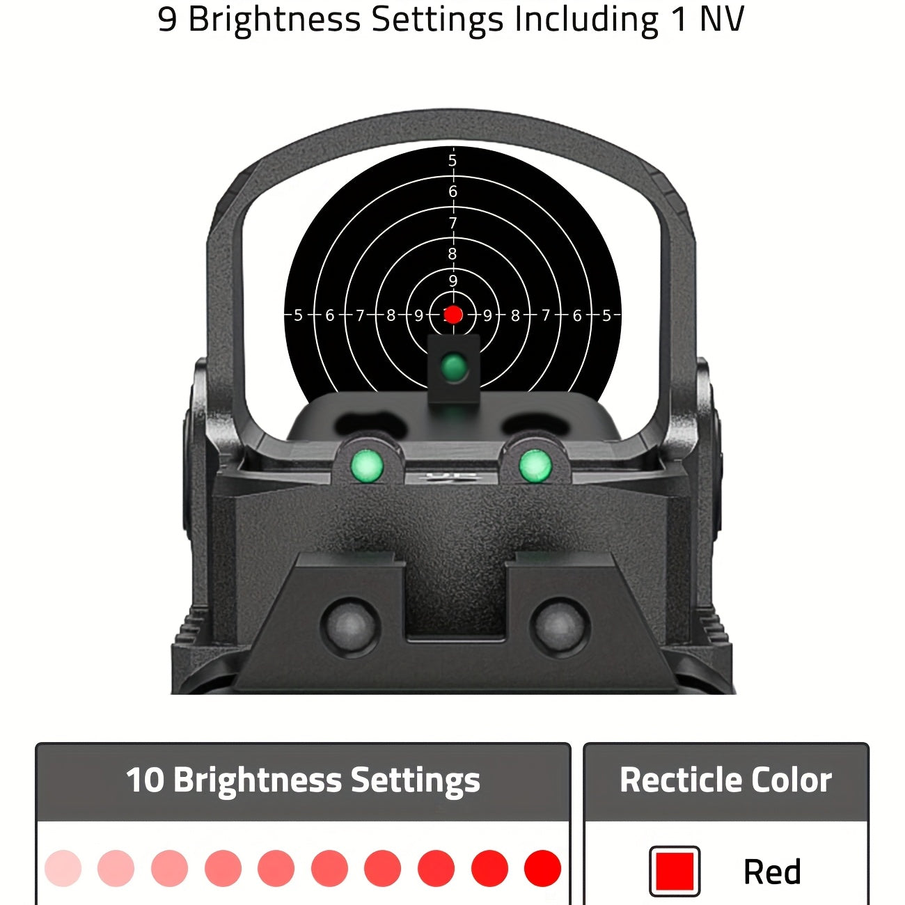 Awake Dot Sight With Compact Picatinny MOS Mount Adapter