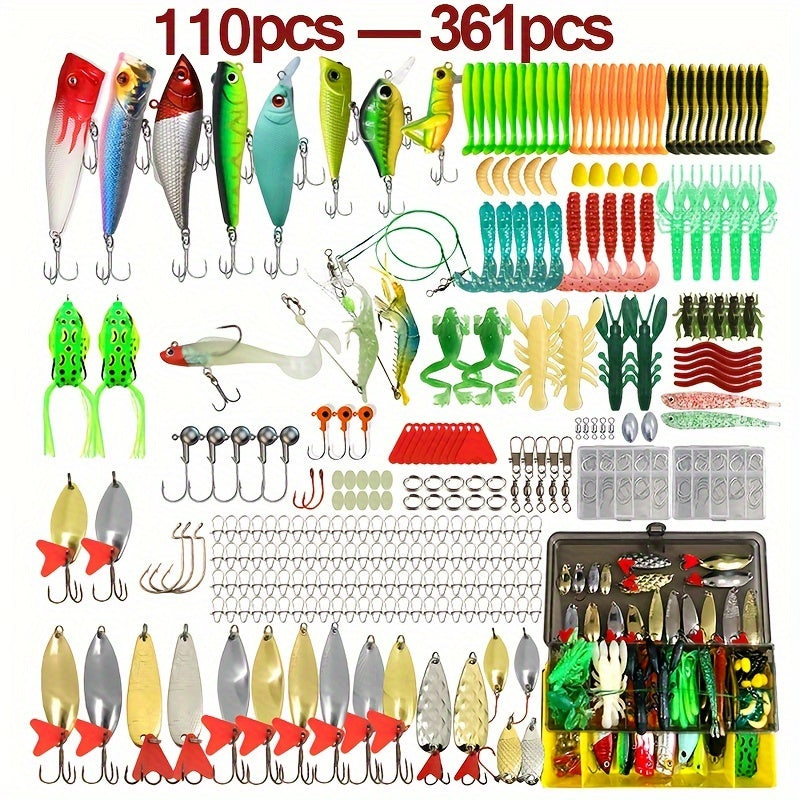 Fishing Lure Tackle Kit with Box for Every Angler - Parry's Picks