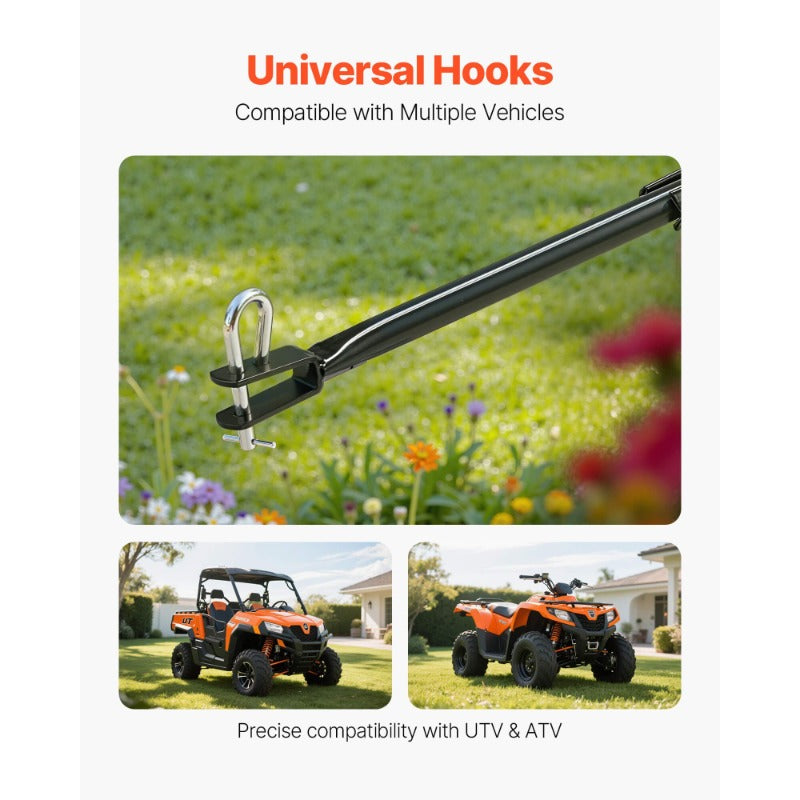 TowBehind Backpack Style Lawn Spreader With Terrain Wheels
