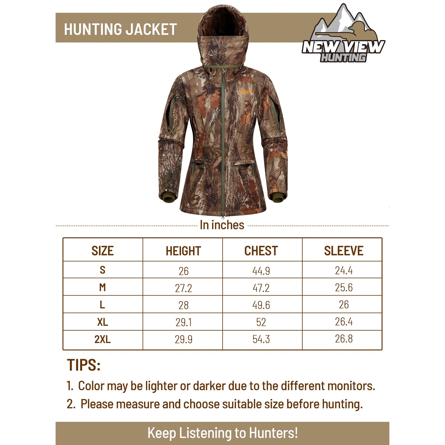 Upgraded Ultra Quiet Water Resistant Duck Hunting Jacket