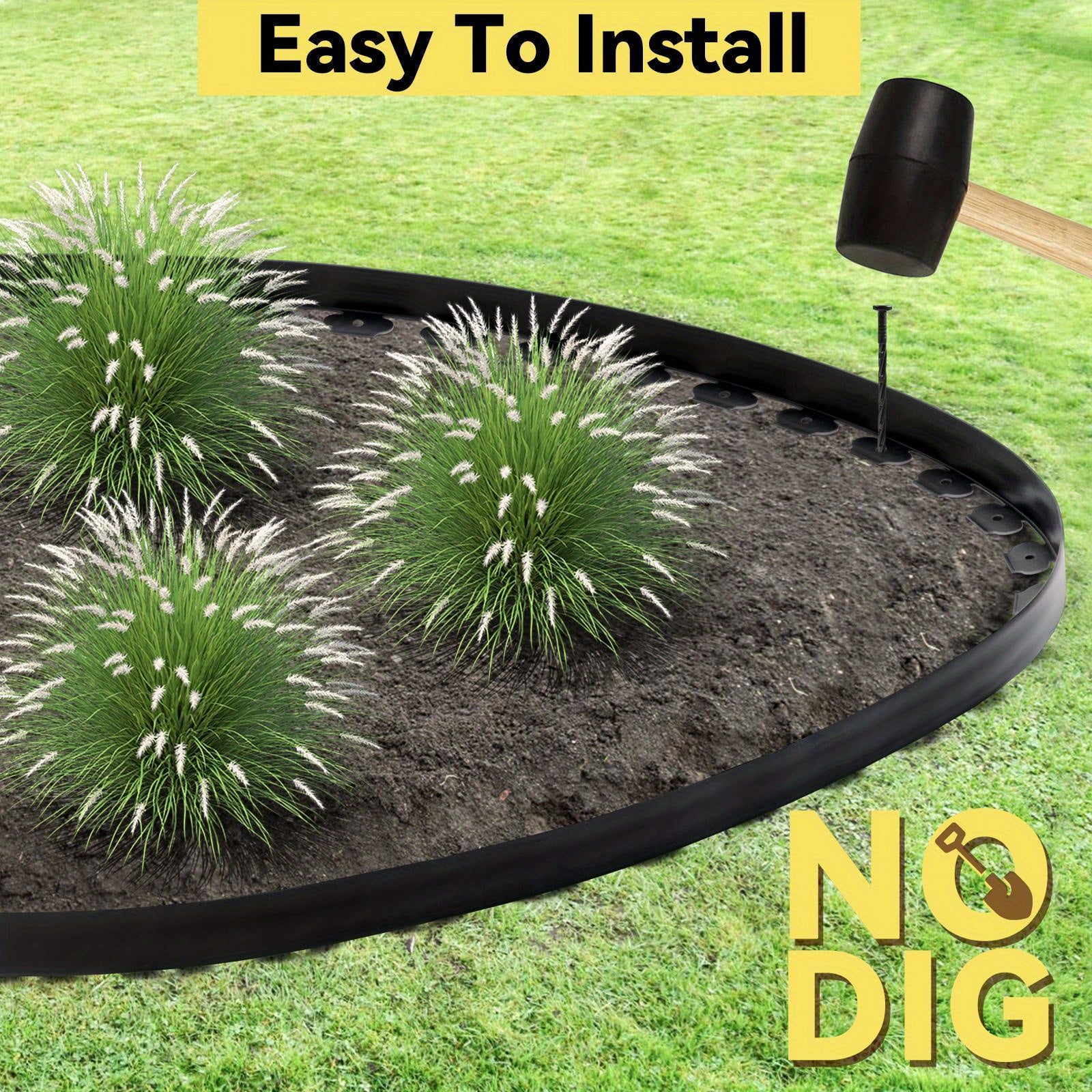 No Dig Landscape Edging Kit for Beautiful Flower Gardens - Parry's Picks