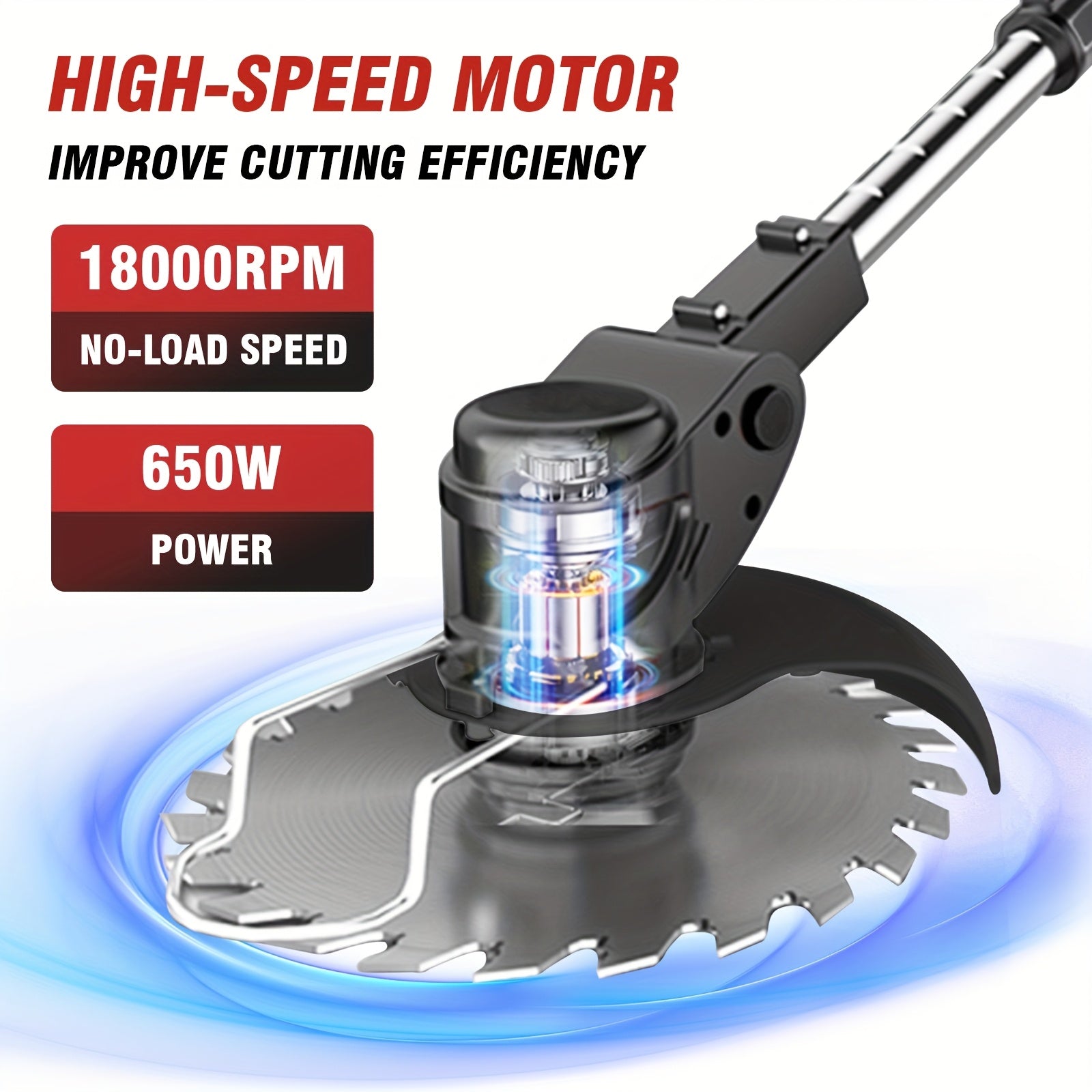 Powerful 24V Cordless Electric Weed Eater with 4-in-1 Functions - Parry's Picks