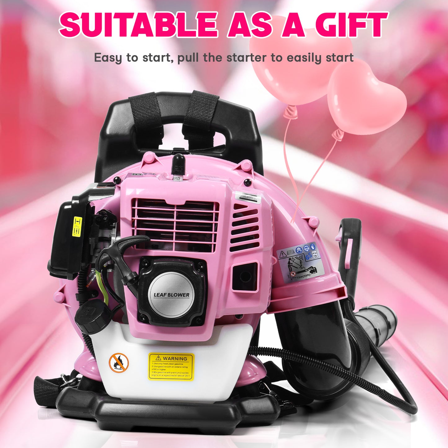 Gas Backpack Leaf Blower For Efficient Yard Cleanup Leaves