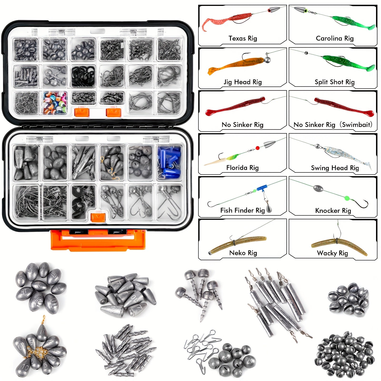Complete 386pcs Fishing Tackle Kit for Anglers and Gifts - Parry's Picks