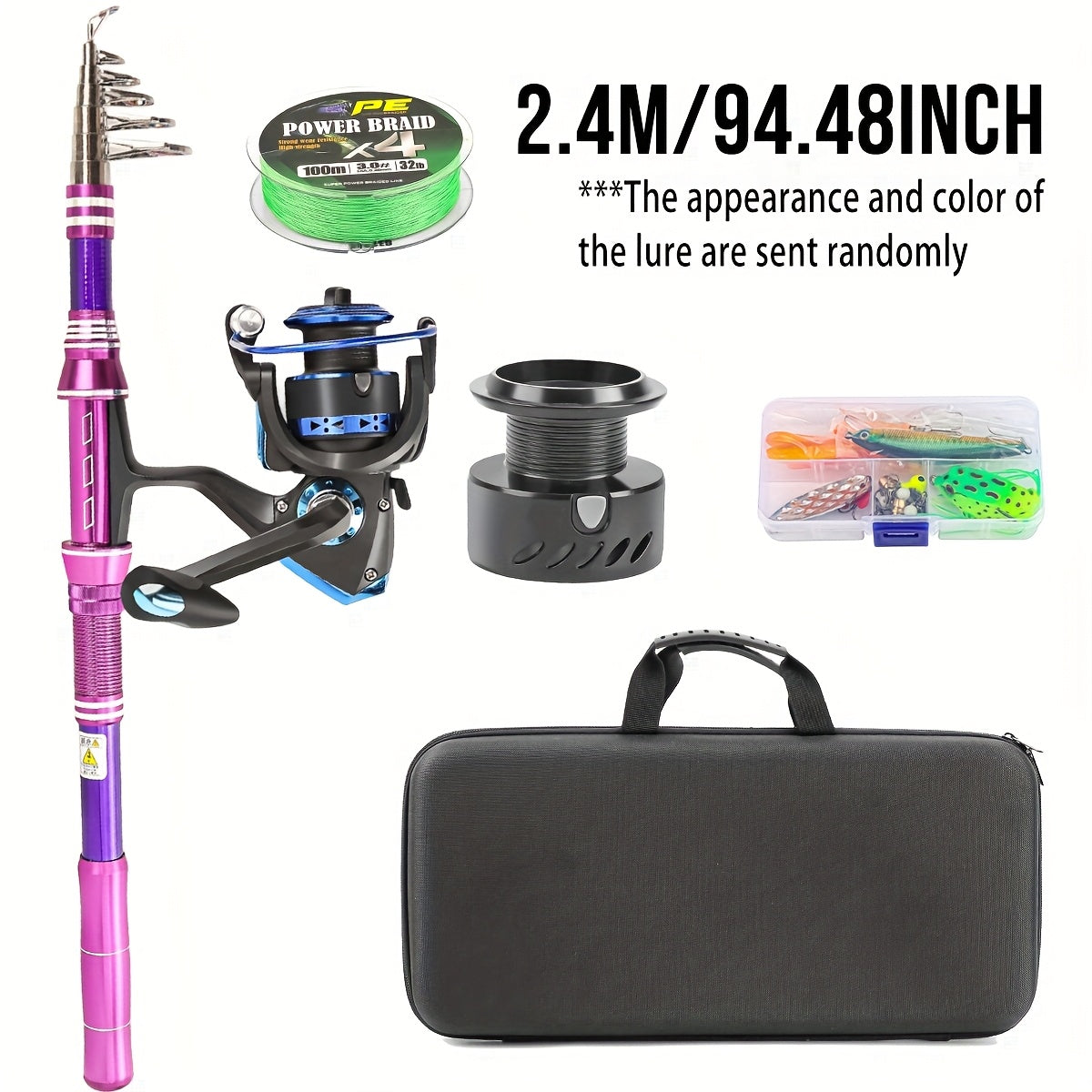 Carbon Fiber Telescopic Travel Fishing Rod Kit All In One - Parry's Picks