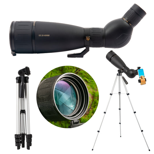 Fetch Falcon Spotting Scope ED Long Range With Tripod